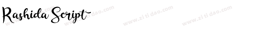 Rashida Script字体转换